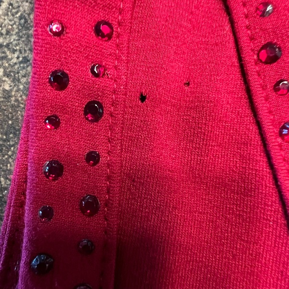 “Talbots” Seasonal Christmas Style Red Tank Shirt - Picture 7 of 15